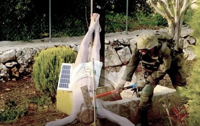 
					Insiden perusakan patung Yesus di Lebanon selatan viral dan dikonfirmasi militer Israel, memicu reaksi global dan sorotan soal perlindungan simbol keagamaan.(istimewa)