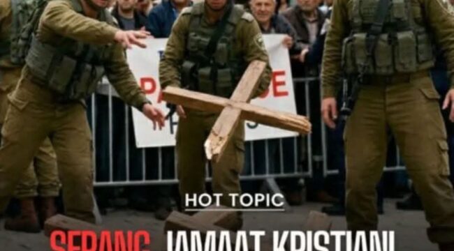 Israel membatasi akses ibadah Minggu Palma di Yerusalem, termasuk ke Gereja Makam Kudus. Pemimpin gereja memprotes kebijakan tersebut.(Istimewa)