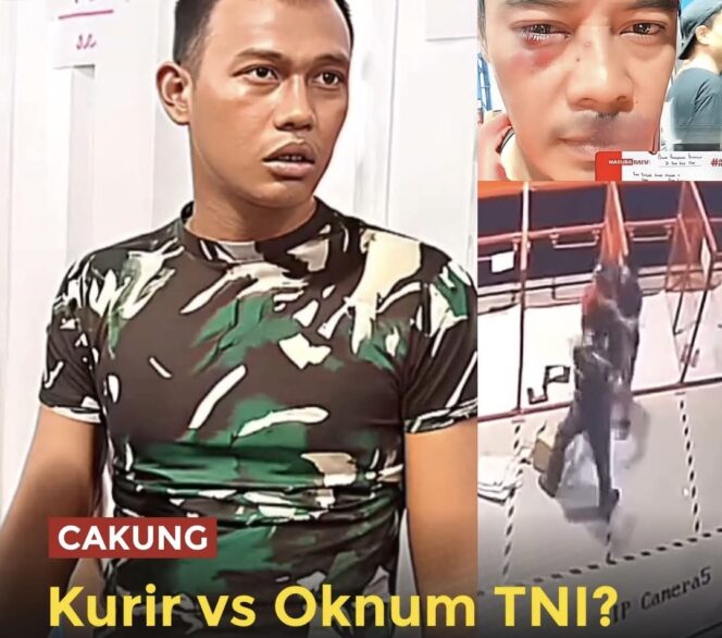 
					Viral kurir COD diduga dihajar oknum TNI di Cakung, Jakarta Timur. Insiden bermula saat paket tak diambil selama 20 menit hingga korban mengalami luka di wajah.(Istimewa)