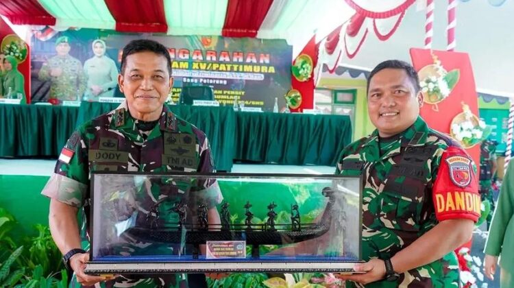 Pangdam XV/Pattimura Mayjen TNI Doddy Triwinarto kunjungi Kodim 1507/Saumlaki (Foto: Pendim XV/Pattimura)