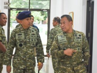 Danguskamla Koarmada II terima kunjungan Irjenal. (Foto: Pen Guskamla)