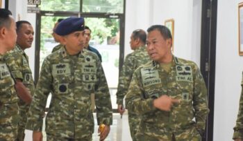 Danguskamla Koarmada II terima kunjungan Irjenal. (Foto: Pen Guskamla)