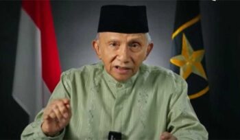 Partai Ummat menegaskan pernyataan Amien Rais soal Prabowo dan Teddy Indra Wijaya adalah sikap pribadi. Relawan Prabowo ancam tempuh jalur hukum.(Istimewa)
