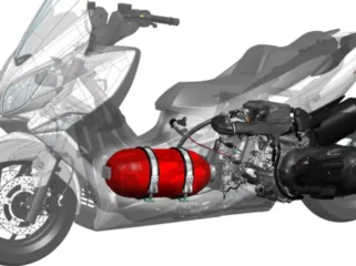 Toyota kembangkan skutik hidrogen berbasis Burgman dengan sistem tukar tabung, solusi praktis tanpa pengisian rumit dan berpotensi jadi kendaraan masa depan (istimewa)
