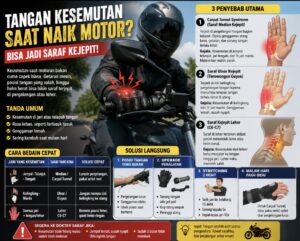 Tangan Kesemutan saat Naik Motor Bukan Sekadar Pegal, Bisa Jadi Alarm Saraf Kejepit