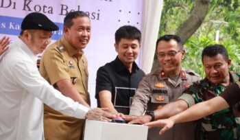 Momen prosesi peresmian ducting.