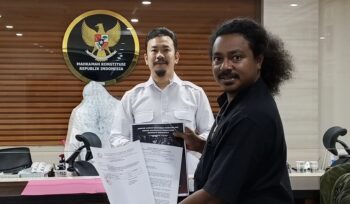GMNI DKI Jakarta membawa amicus curiae ke MK dalam uji materi UU TNI. Mereka menilai perluasan peran TNI bisa membuka jalan kembalinya dwifungsi militer di ruang sipil.(Istimewa)