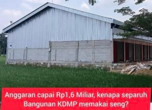 Foto: bangunan KDMP di Desa Pacul, dan Desa Sembung, Bojonegoro.(istimewa)
