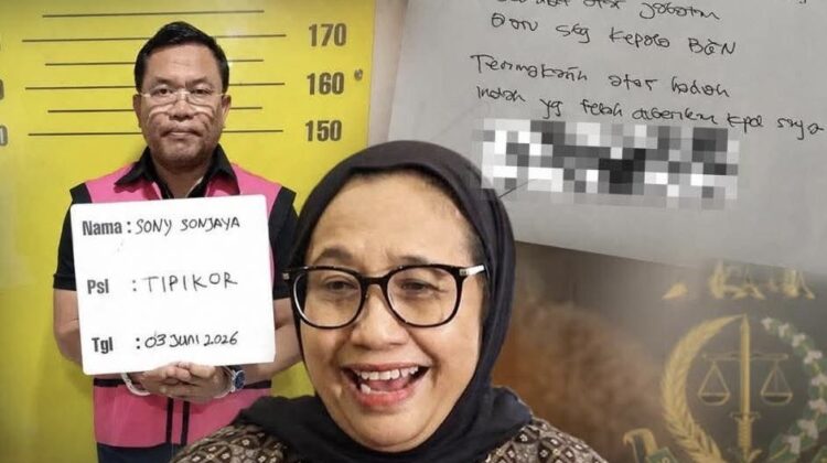 Unggahan mantan Wakil Kepala BGN Sony Sonjaya usai ditetapkan sebagai tersangka kasus dugaan korupsi MBG menjadi sorotan. Kalimat “terimakasih atas hadiah indah” memicu spekulasi publik.(istimewa)