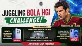 Pesta Bola HGI 2026 memberi kesempatan penggemar bertemu Luís Figo lewat kompetisi #JugglingBolaHGI. Ada iPhone 16, Redmi Note 15, dan pengalaman langka menanti.