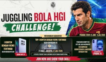 Pesta Bola HGI 2026 memberi kesempatan penggemar bertemu Luís Figo lewat kompetisi #JugglingBolaHGI. Ada iPhone 16, Redmi Note 15, dan pengalaman langka menanti.