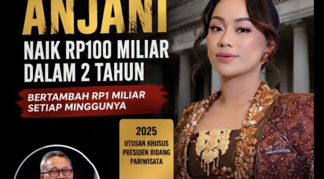 Data LHKPN menunjukkan harta Zita Anjani meningkat dari Rp9,16 miliar menjadi Rp109,32 miliar dalam sekitar dua tahun. Lonjakan lebih dari Rp100 miliar itu kini menjadi sorotan publik.