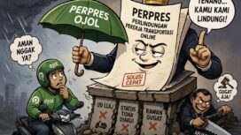 Perpres Ojol 2026 dinilai memberi perlindungan bagi driver, namun menyisakan persoalan mendasar karena status ojek online belum diakui secara jelas dalam Undang-Undang.