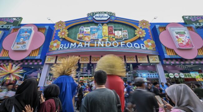 Rumah Indofood di Jakarta Fair 2026 hadir lebih meriah dengan konsep Urban Food Market. Ada duel masak Aldi Taher, Meet & Greet Persija, mabar e-sports hingga promo menarik.(istimewa)