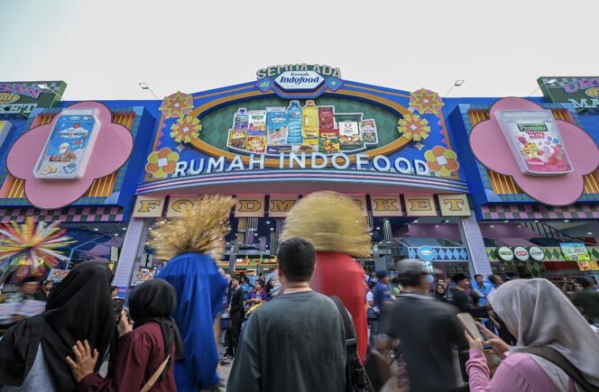 
					Rumah Indofood di Jakarta Fair 2026 hadir lebih meriah dengan konsep Urban Food Market. Ada duel masak Aldi Taher, Meet & Greet Persija, mabar e-sports hingga promo menarik.(istimewa)