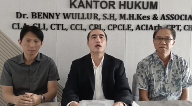 Polemik sengketa tanah Menteng Raya 37 menyeret nama Hotman Paris dan Benny Wullur. Akademisi hukum mempertanyakan dugaan pencabutan putusan inkracht yang dinilai mengusik kepastian hukum.(istimewa)