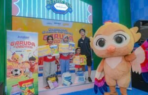 Garuda di Dadaku Ramaikan Jakarta Fair 2026, Keanu Azka dan Quinn Salman Diserbu Penggemar Cilik