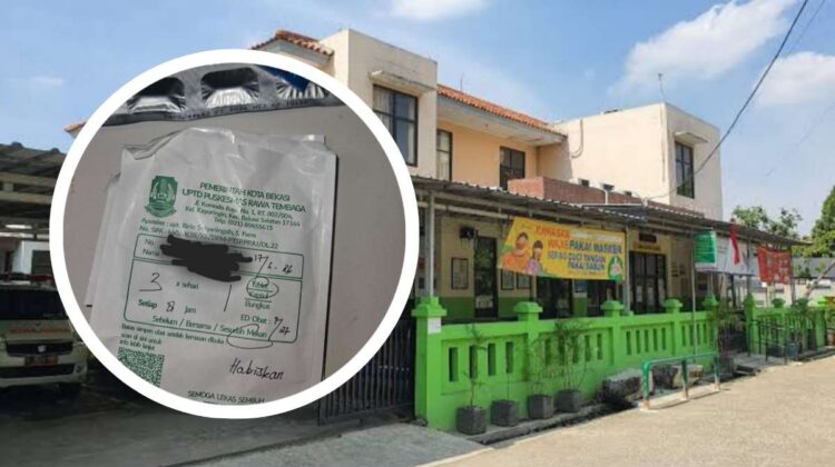 Puskesmas Rawa Tembaga, Kota Bekasi, yang diduga memberi obat kadaluarsa.