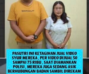 Pasangan suami istri asal Kediri diamankan polisi setelah diduga memproduksi dan menjual lebih dari 40 video dewasa melalui Telegram. Keduanya kini menjalani proses hukum di Polres Tulungagung.(Istimewa)
