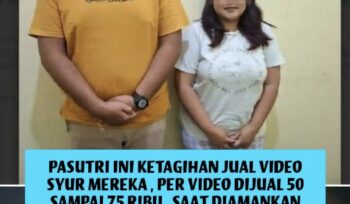 Pasangan suami istri asal Kediri diamankan polisi setelah diduga memproduksi dan menjual lebih dari 40 video dewasa melalui Telegram. Keduanya kini menjalani proses hukum di Polres Tulungagung.(Istimewa)