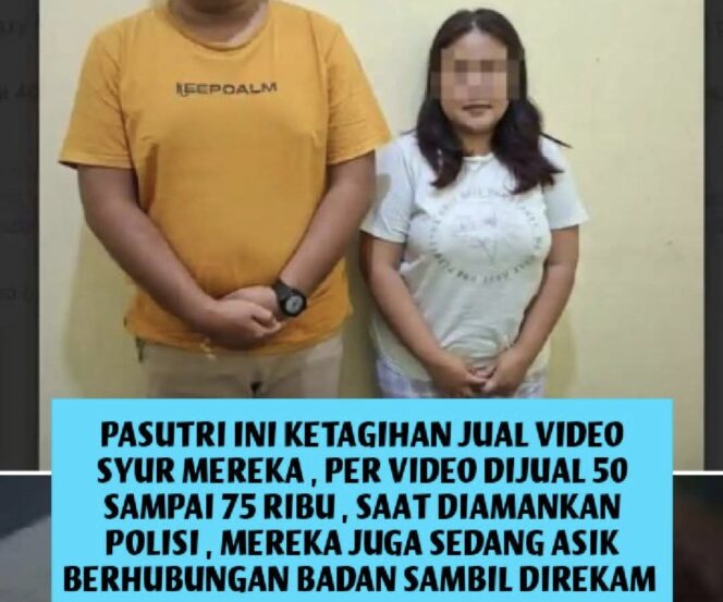 
					Pasangan suami istri asal Kediri diamankan polisi setelah diduga memproduksi dan menjual lebih dari 40 video dewasa melalui Telegram. Keduanya kini menjalani proses hukum di Polres Tulungagung.(Istimewa)