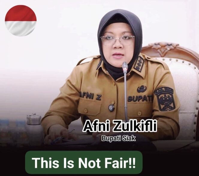 
					Bupati Siak Afni Zulkifli mengeluhkan daerahnya menyetor Rp1 triliun ke pemerintah pusat tetapi hanya mendapat pembangunan jalan nasional sepanjang 1 kilometer. Pernyataan itu memunculkan kembali perdebatan soal keadilan fiskal pusat dan daerah.(istimewa)