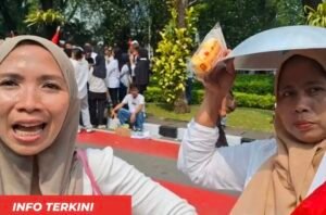 Aksi dukungan Program Makan Bergizi Gratis (MBG) digelar di Monas. Peserta mengaku menerima wajan, makanan ringan, dan uang transport Rp100 ribu serta merasakan manfaat program bagi anak mereka.