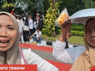 Aksi dukungan Program Makan Bergizi Gratis (MBG) digelar di Monas. Peserta mengaku menerima wajan, makanan ringan, dan uang transport Rp100 ribu serta merasakan manfaat program bagi anak mereka.