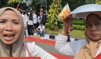 Aksi dukungan Program Makan Bergizi Gratis (MBG) digelar di Monas. Peserta mengaku menerima wajan, makanan ringan, dan uang transport Rp100 ribu serta merasakan manfaat program bagi anak mereka.