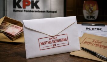 KPK mengungkap kronologi amplop Bupati Kuansing yang dibawa ke Menhut Raja Juli. Uang diduga berasal dari SHU KUD dan telah dikembalikan 17 hari sebelum OTT KPK.