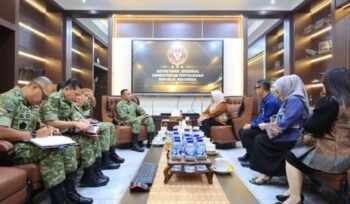 Sekjen Kemhan Terima Audiensi Bank BTN, Bahas Fasilitas Perumahan Prajurit dan ASN