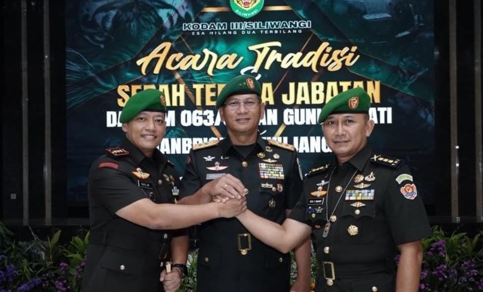 Pangdam III/Siliwangi Pimpin Sertijab, Kolonel Inf Galih Bramantyo Jadi Danrem 063/SGJ. (Foto: Kodam III/Siliwangi)