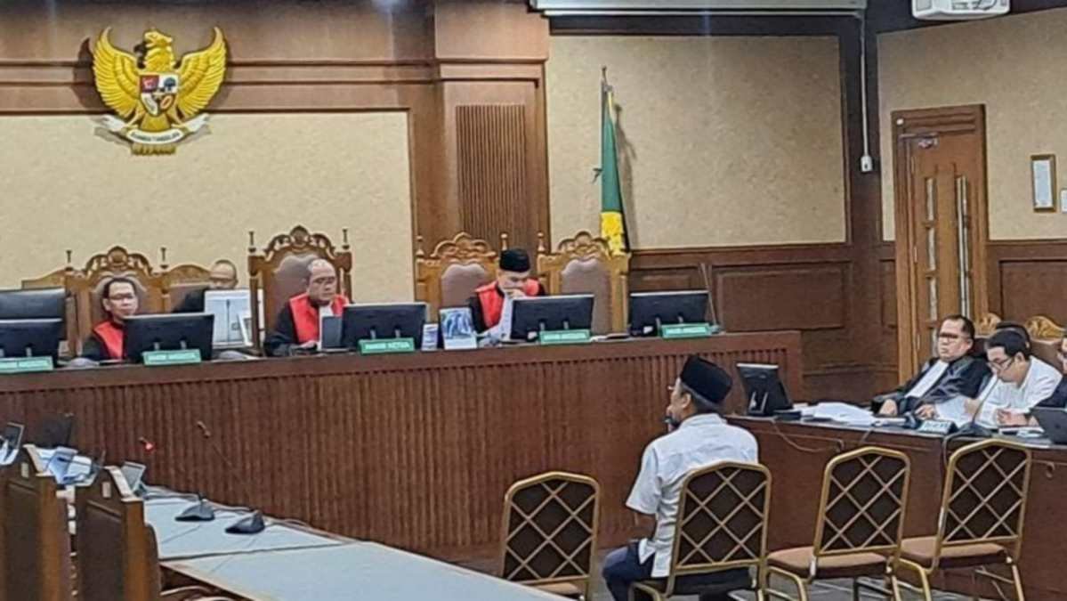 Suasana persidangan kasus dugaan suap dan gratifikasi impor Bea dan Cukai di Pengadilan Tipikor Jakarta.