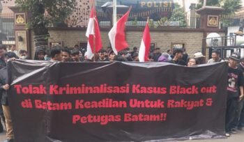 AMPER Geruduk Bareskrim, Desak 5 Pegawai PLN Tersangka Blackout Batam Dibebaskan