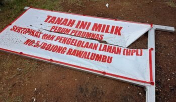 Sengketa Lahan Memanas! Plang Perumnas di Bojong Rawalumbu Dirobohkan Paksa?