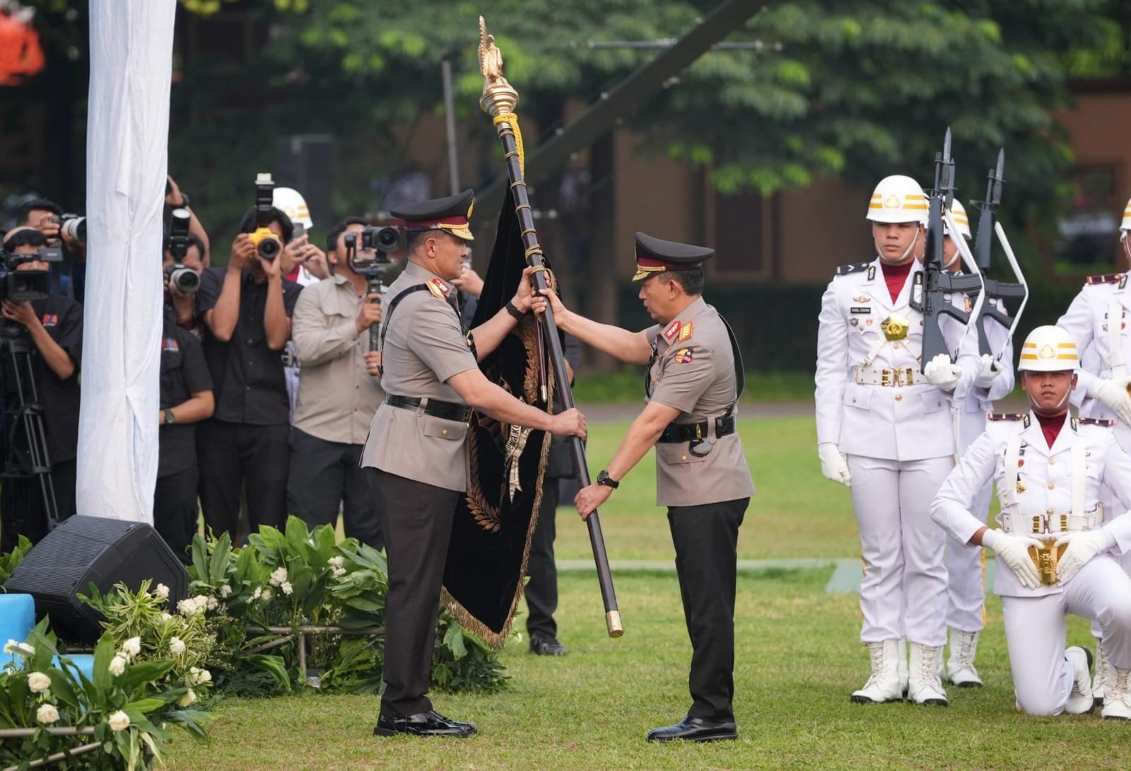 Tongkat Kepemimpinan Polri Berganti, Suyudi Ario Seto Resmi Jadi Kapolri. (Foto: Istimewa)