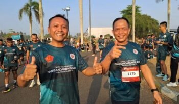 Kaskogartap II/Bandung Ikuti Pangandaran Run Piala Panglima TNI 2026 