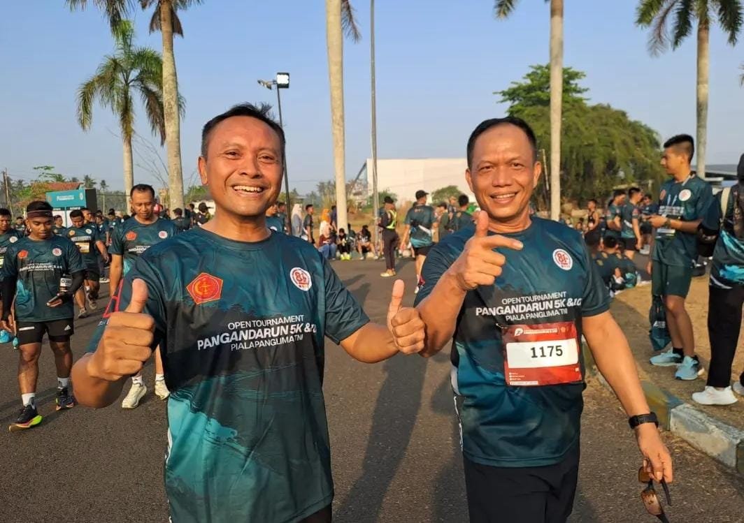 Kaskogartap II/Bandung Ikuti Pangandaran Run Piala Panglima TNI 2026. (Foto: Kogartap II/Bandung)