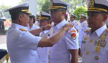 Sertijab Dankodaeral II, Laksma TNI Mochammad Riza Gantikan Laksda TNI Sarimpunan Tanjung