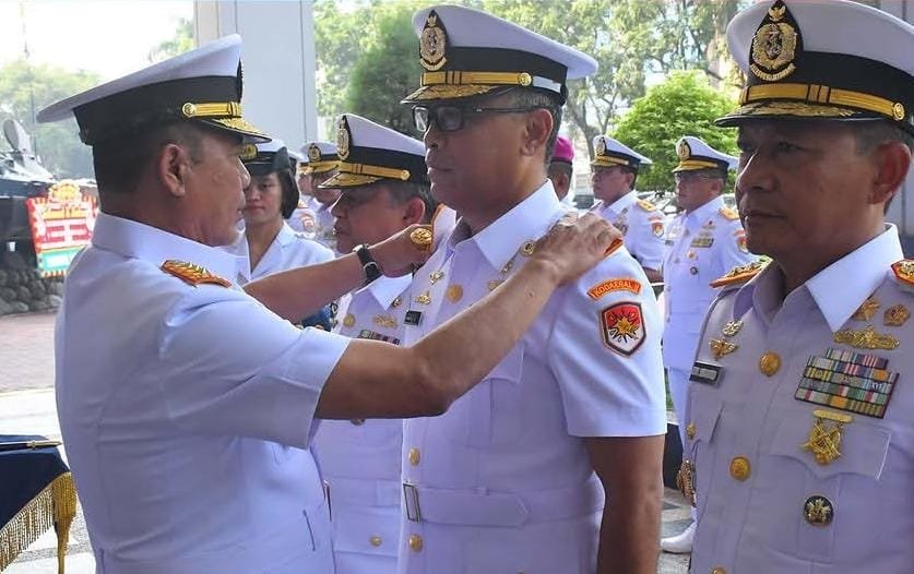 Sertijab Dankodaeral II, Laksma TNI Mochammad Riza Gantikan Laksda TNI Sarimpunan Tanjung