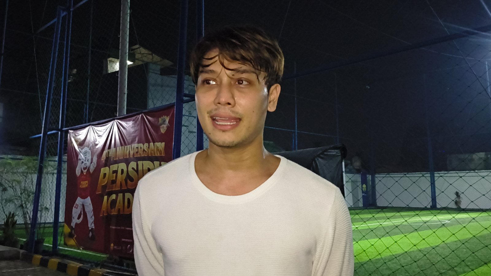 Rizky Billar Usai Main Bola Bersama Marwah FC (Dok. Juni)