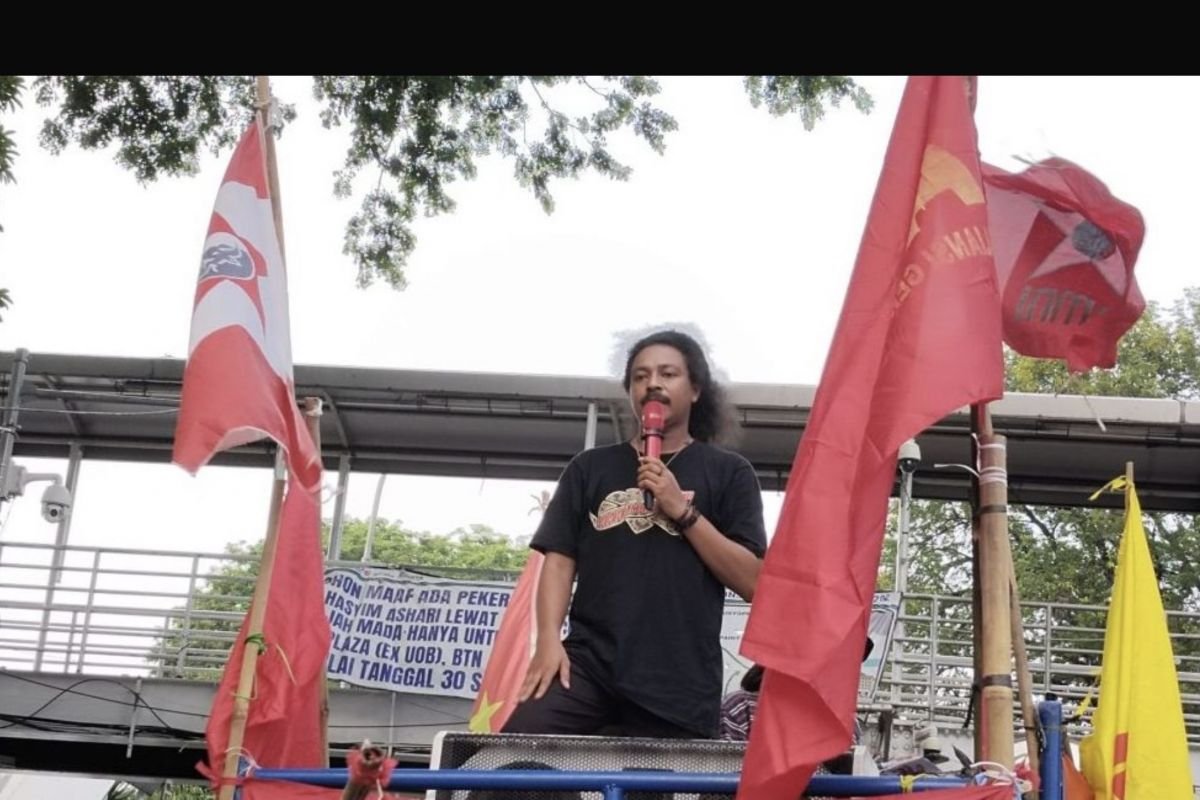 GMNI Jakarta yang tergabung dalam Aliansi ATUR mendesak pemerintah menuntaskan PTSL Semper Timur dan melindungi warga kampung kota dari konflik agraria(Istimewa/HO)