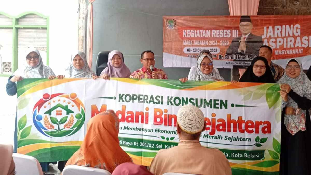 Gelaran Reses III Ketua DPRD Kota Bekasi, Sardi Efendi, di wilayah Kalibaru, Bekasi Utara.